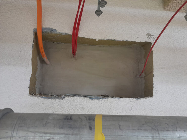 Kabelschottung Mörtel